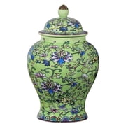 Blue and White Ginger Jar with Lid,Chinoiserie Porcelain Ginger Jars Airtight,Antique Porcelain Jars,Decorativ Gingers