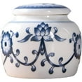 thumbnail image 1 of Blue and White Porcelain Tea Caddy Household Condiment Storage Jar Ceramic Candy Dried Fruit Storage Jar Home Decoration, 1 of 4