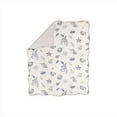 thumbnail image 1 of Blue and White Sea Life Quilt Polyester 50 X 60 in. - Blue and White - 50 x 60 in., 1 of 1