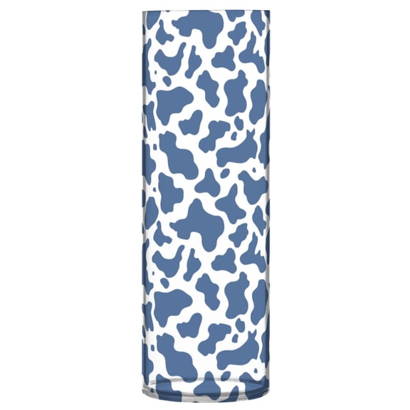 Blue and White Vector Pattern Vase Flower Vase Clear Unbreakable Plastic Tall Decorative 11.8in