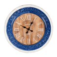 thumbnail image 1 of Blue and White Wall Clock, 1 of 1