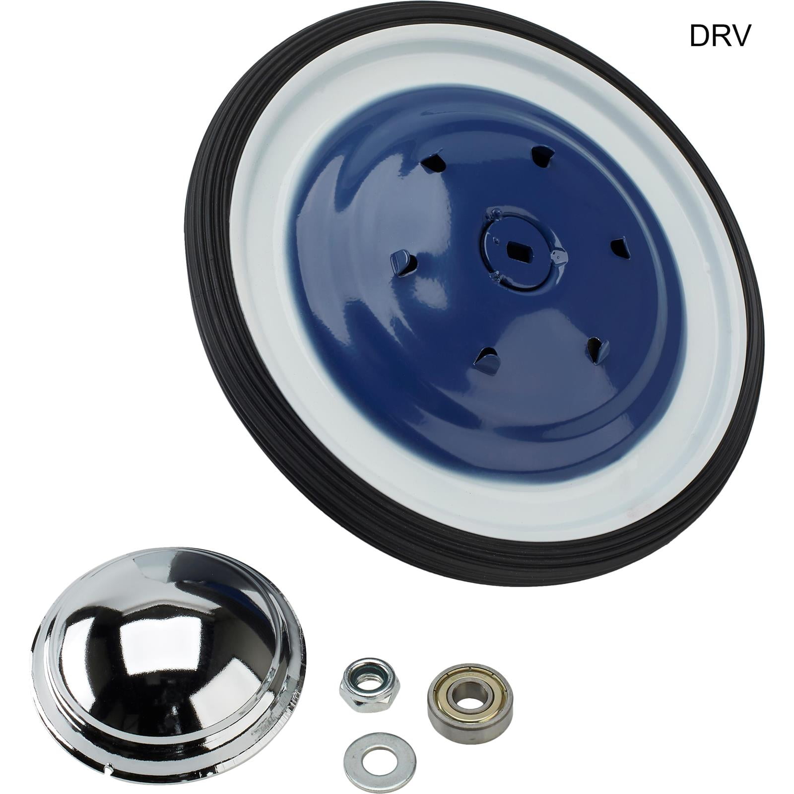 Blue and White Wheel and Tire Combo, Ripple Wheel, Free - Walmart.com