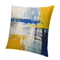 thumbnail image 1 of Blue and Yellow Abstract Art Pillow Cover, Modern Gray Home Decorative Throw Pillows Covers Cushion Cover for Bedroom Sofa Living Room, 1 of 5