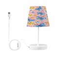 thumbnail image 1 of Blue and Yellow Butterflies Desk Lamp LED Table Nightstand Lamps with 3 Color Temperatures for Home Bedroom Living Room Decor 6x11, 1 of 8