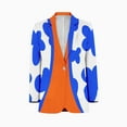 thumbnail image 1 of Blue and orange Customized Men's Suits full man Shawl Collar Gentleman Suits for Wedding Business, 1 of 5