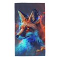 Blue art fox Microfiber Towels SkinFriendly and WaterAbsorbent for