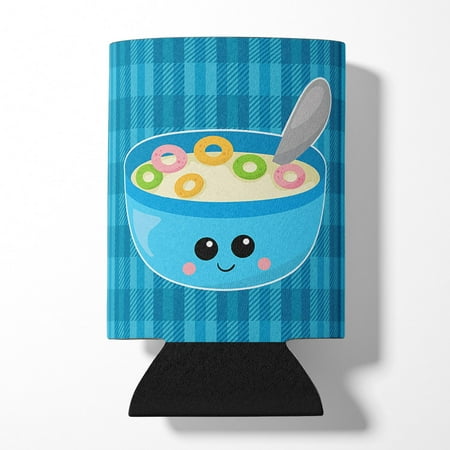 Blue bowl of Cereal Can or Bottle Hugger
