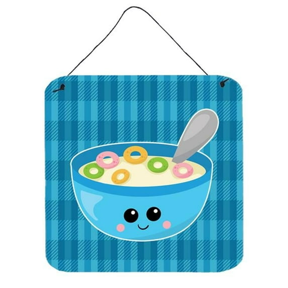 Blue bowl of Cereal Wall or Door Hanging Prints
