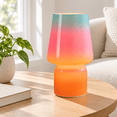 Blue Color Gradient Options Blue gradient mushroom small table lamp for bedrooms, kitchens, living ...