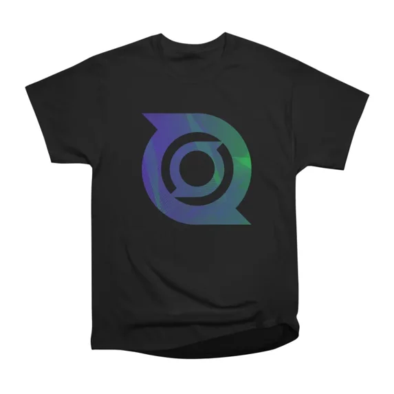 Blue green modern geometric abstract T-Shirt Tee Gift For Him Merch For ...