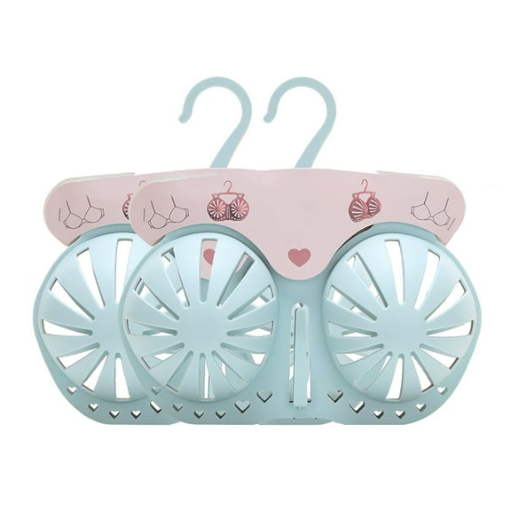 Blue household anti-deformation plastic bra drying rack/ Household Anti Deformation Bra Drying Rack Non Slip Vest Hanger