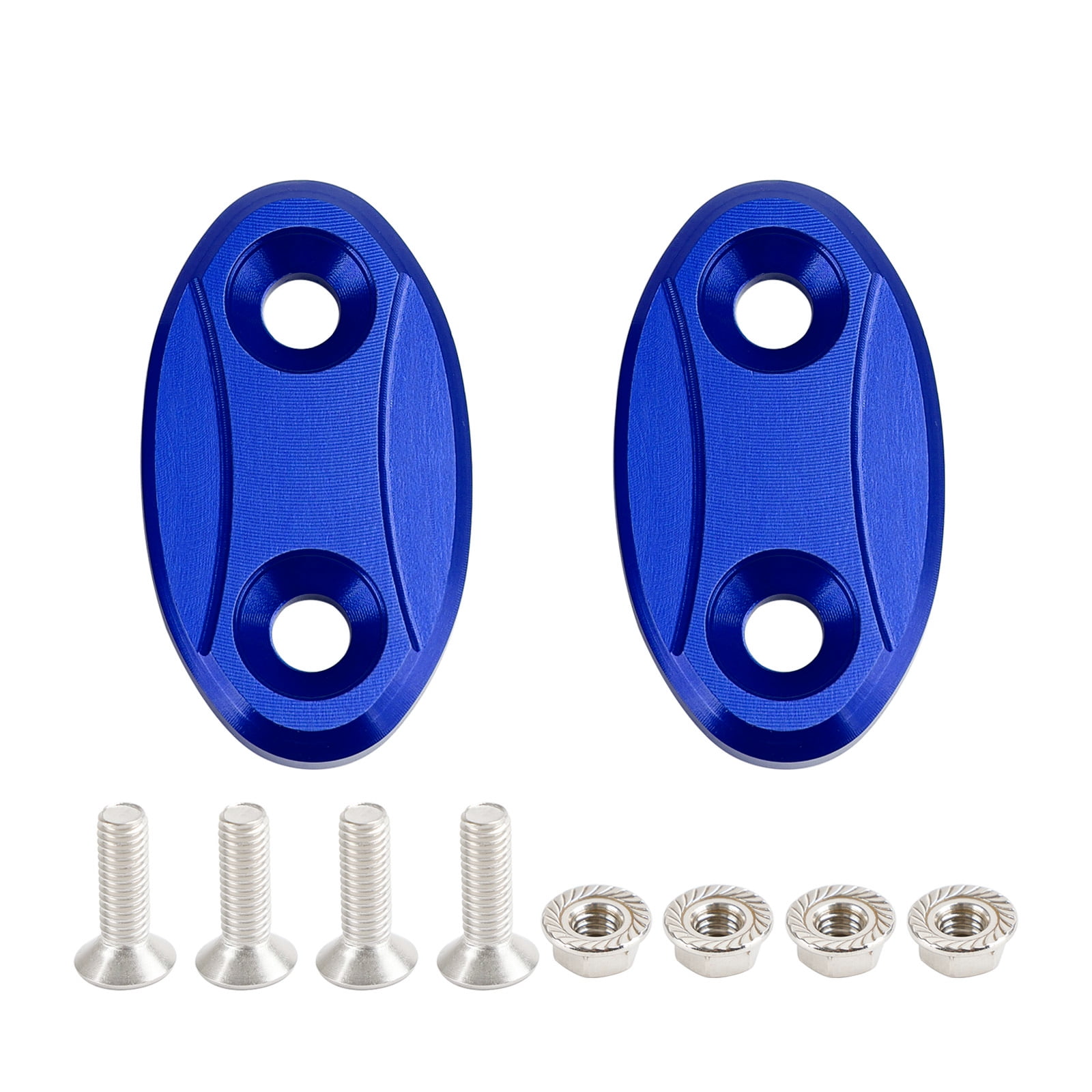 Blue mirror delete blanking block off plates fits for
