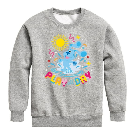 Blue's Clues & You! - Play Day - Summer Fun - Toddler & Youth Crewneck Fleece Sweatshirt