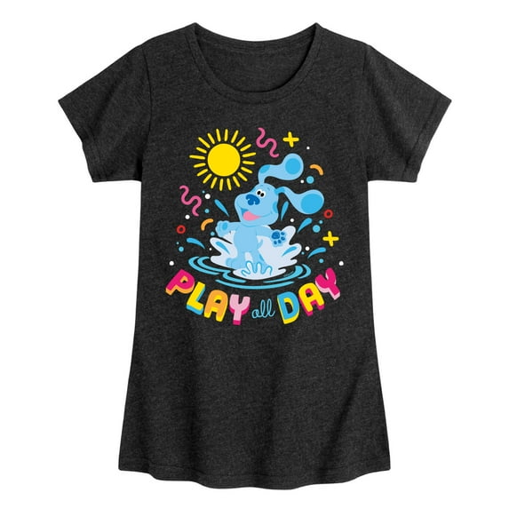 Blue's Clues & You! - Play Day - Summer Fun - Toddler & Youth Girls Short Sleeve Graphic T-Shirt