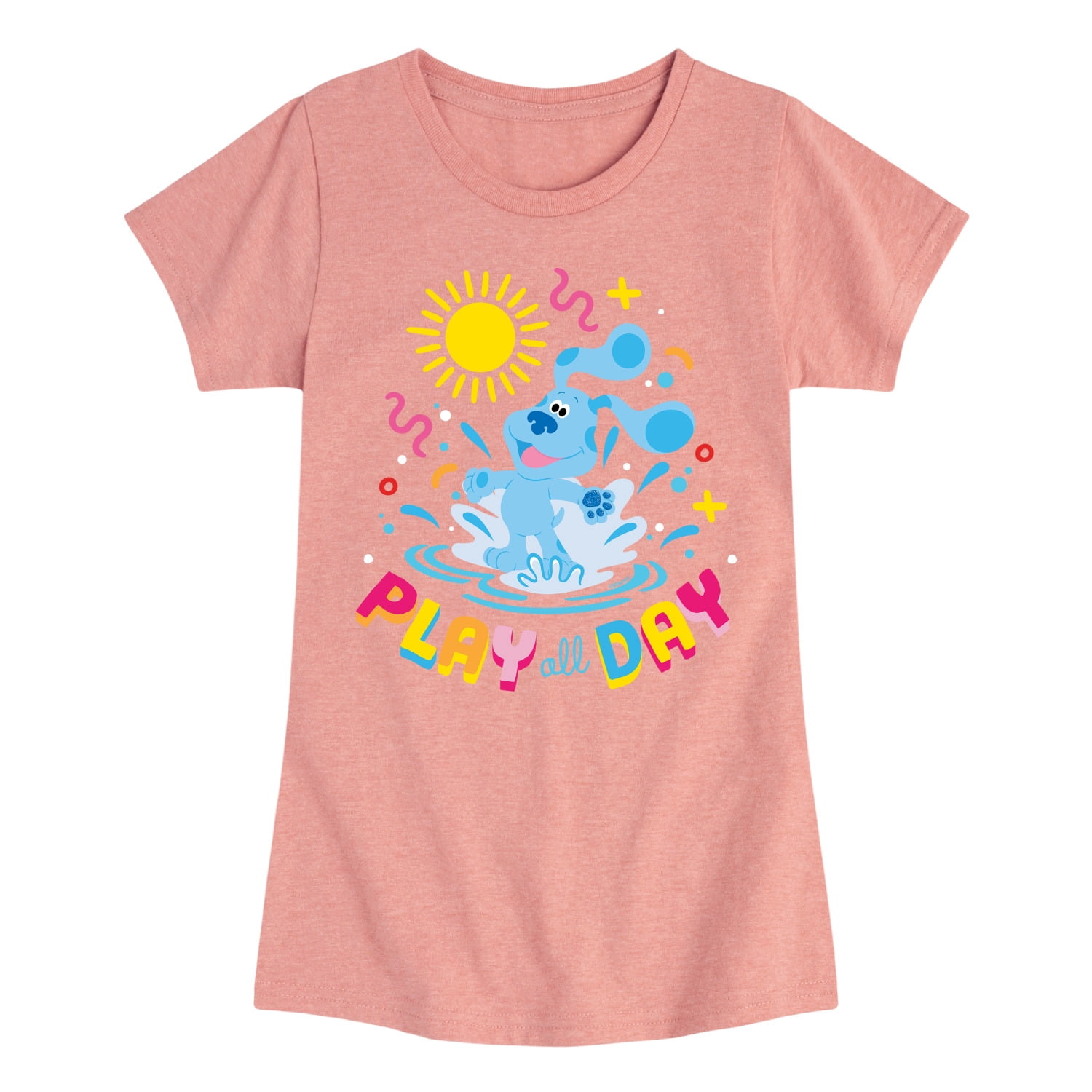 STRIPED BLUE PLAYTIME T-SHIRT SHORT SET - BLUE