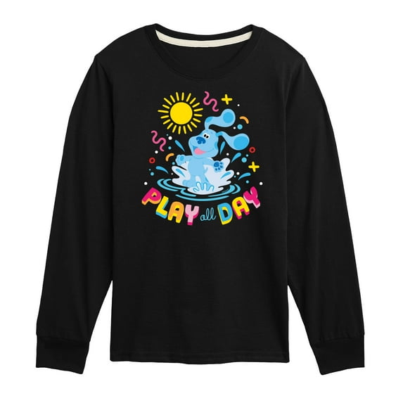 Blue's Clues & You! - Play Day - Summer Fun - Toddler & Youth Long Sleeve Graphic T-Shirt