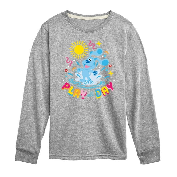Blue's Clues & You! - Play Day - Summer Fun - Toddler & Youth Long Sleeve Graphic T-Shirt
