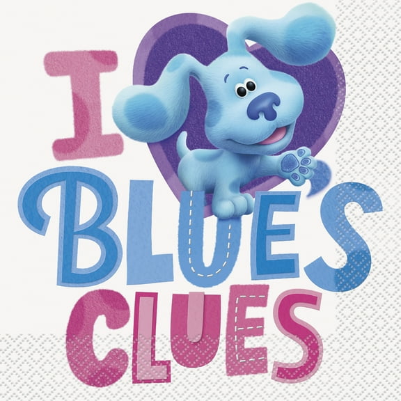 Blue's Clues Birthday Paper Luncheon Napkins, 6.5 in., 16 Count