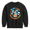 thumbnail image 1 of Blue's Clues & You! - Blue You And Halloween Boo - Toddler And Youth Crewneck Fleece Sweatshirt, 1 of 5