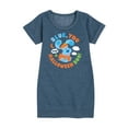 thumbnail image 1 of Blue's Clues - Blue You And Halloween Boo - Toddler And Youth Girls Fleece Dress, 1 of 5