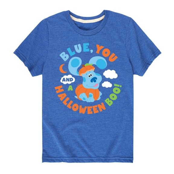 Blue's Clues & You! - Blue You And Halloween Boo - Toddler And Youth Short Sleeve Graphic T-Shirt
