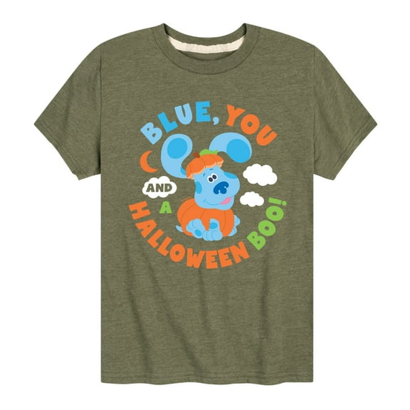 Blue's Clues & You! - Blue You And Halloween Boo - Toddler And Youth Short Sleeve Graphic T-Shirt
