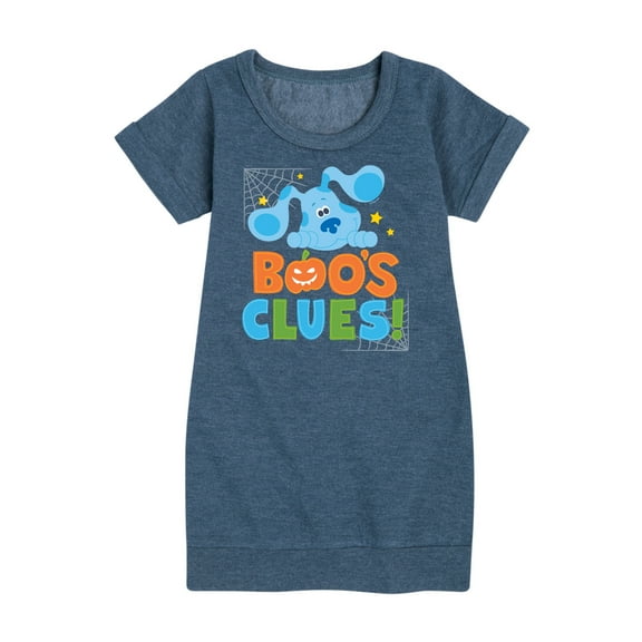 Blue's Clues - Boo's Clues - Toddler And Youth Girls Fleece Dress