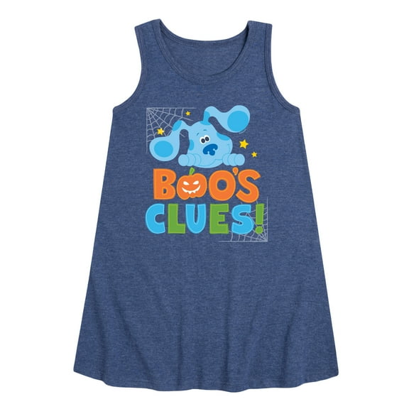 Blue's Clues - Boo's Clues - Toddler and Youth Girls A-line Dress