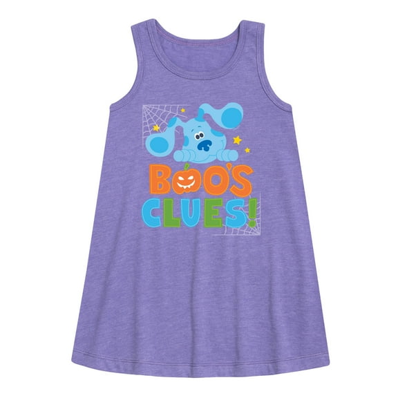Blue's Clues - Boo's Clues - Toddler and Youth Girls A-line Dress