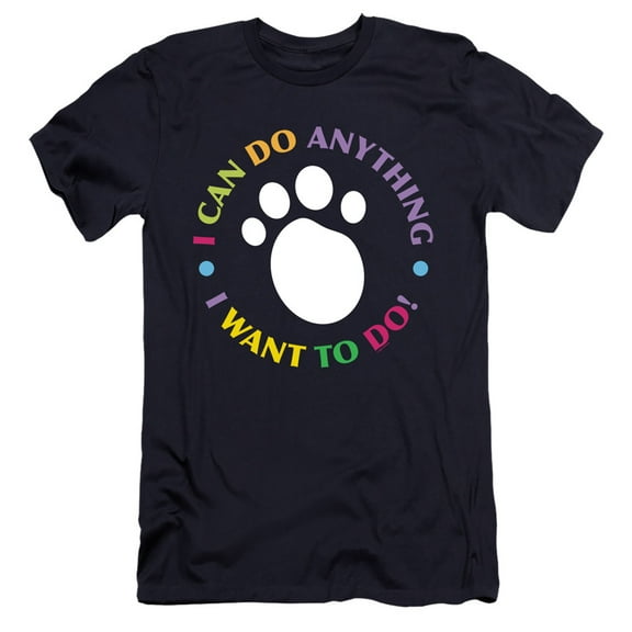Blue's Clues (Classic) I Can Do Anything! Unisex Adult Canvas Brand T Shirt