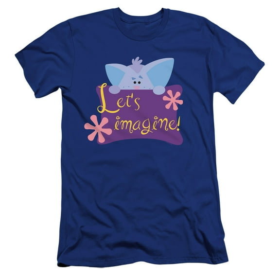 Blue's Clues (Classic) Let's Imagine! Unisex Adult Canvas Brand T Shirt