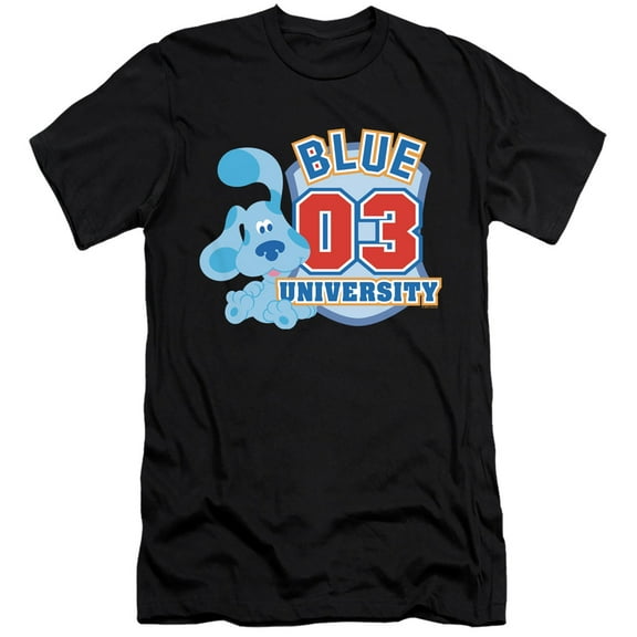 Blue's Clues (Classic) University Unisex Adult Canvas Brand T Shirt