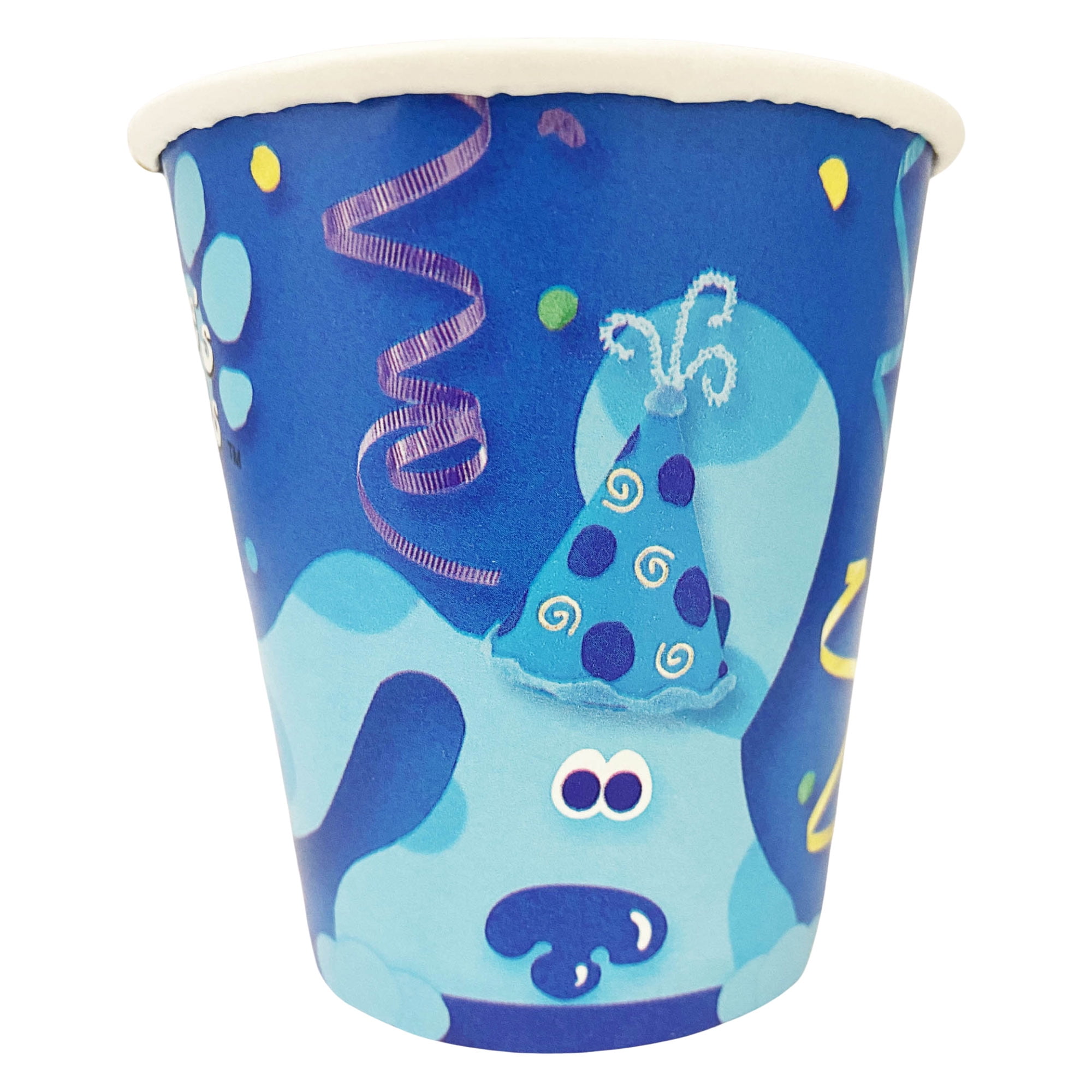 Blue's Clues Confetti Vintage 1999 7oz Paper Cups (8ct) - Walmart.com