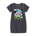 thumbnail image 1 of Blue's Clues - Creeping It Real - Toddler And Youth Girls Fleece Dress, 1 of 4
