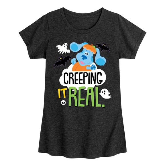 Blue's Clues - Creeping It Real - Toddler And Youth Girls Short Sleeve Graphic T-Shirt