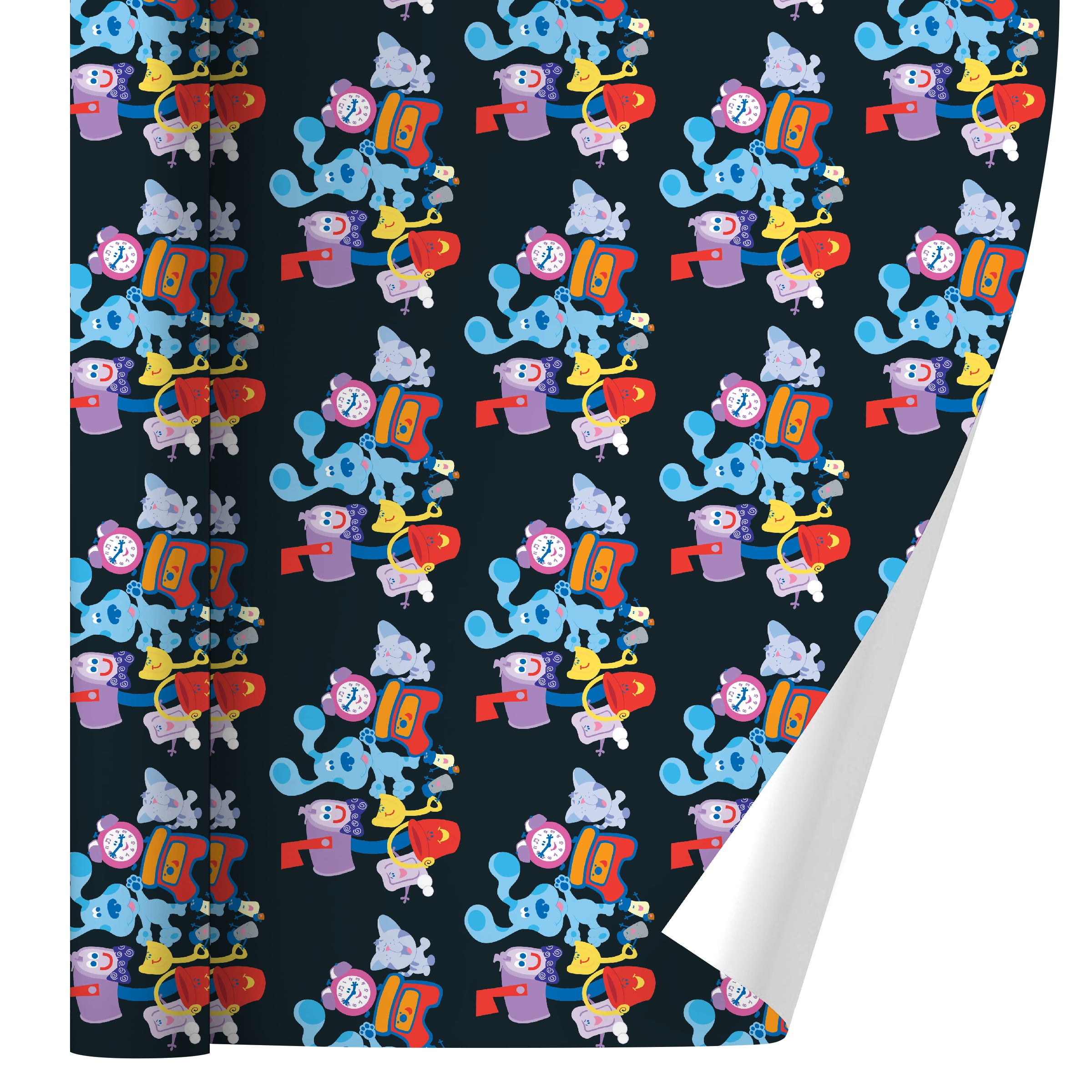 Blue's Clues Friend Group Gift Wrap Wrapping Paper Rolls - Walmart.com