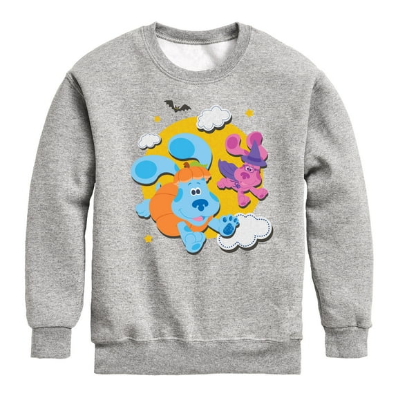 Blue's Clues & You! - Full Moon - Toddler And Youth Crewneck Fleece Sweatshirt