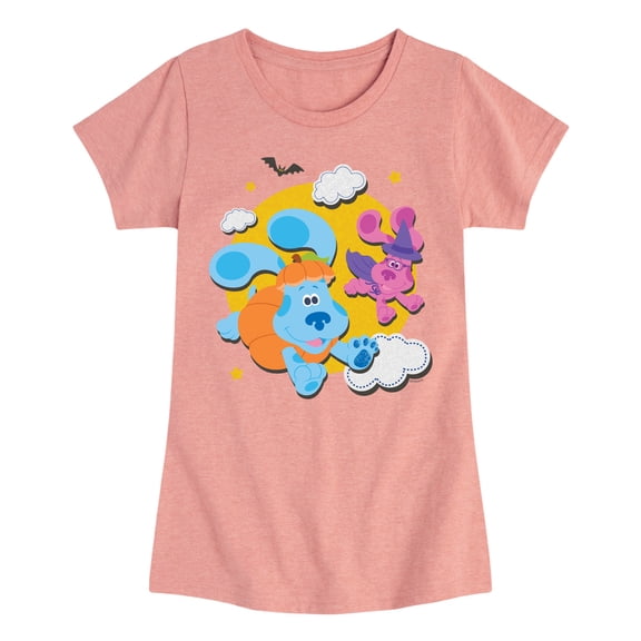 Blue's Clues & You! - Full Moon - Toddler And Youth Girls Short Sleeve Graphic T-Shirt