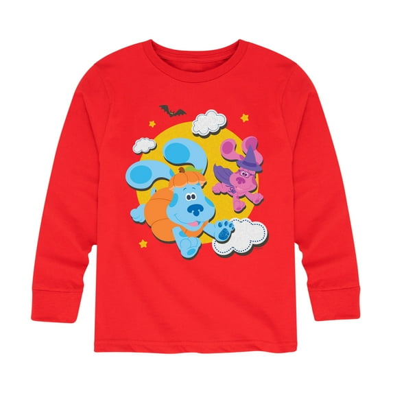 Blue's Clues & You! - Full Moon - Toddler And Youth Long Sleeve Graphic T-Shirt