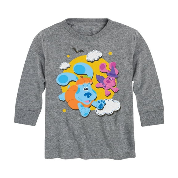 Blue's Clues & You! - Full Moon - Toddler And Youth Long Sleeve Graphic T-Shirt