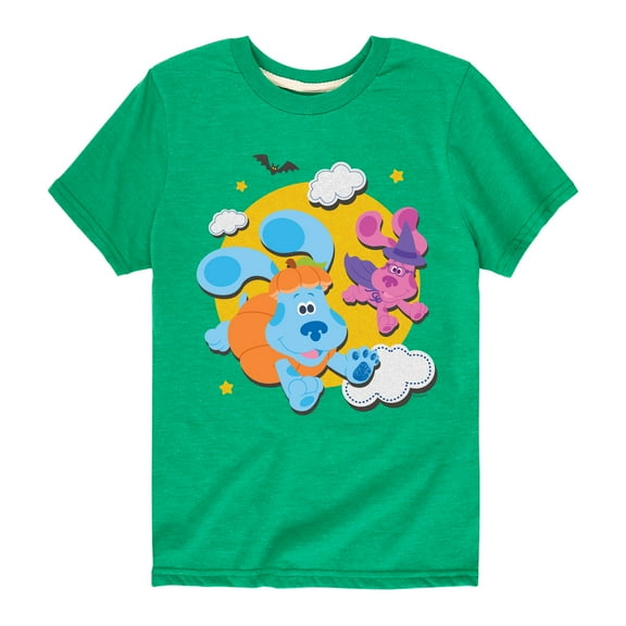 Blue's Clues & You! - Full Moon - Toddler And Youth Short Sleeve Graphic T-Shirt