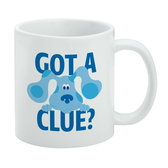 Blue's Clues Got a Clue Ceramic Coffee Mug, Novelty Gift Mugs for Coffee, Tea and Hot Drinks, 11oz, White