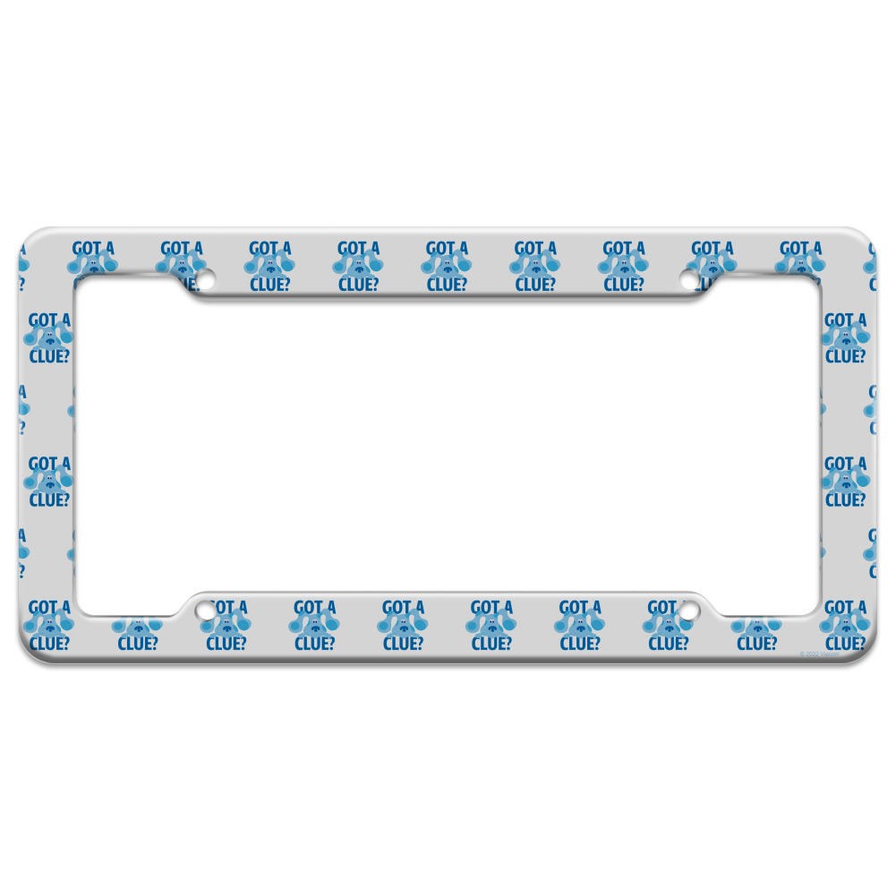 Blue's Clues Got a Clue License Plate Tag Frame - Walmart.com