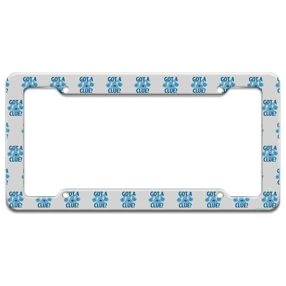 Blue's Clues Got a Clue License Plate Tag Frame