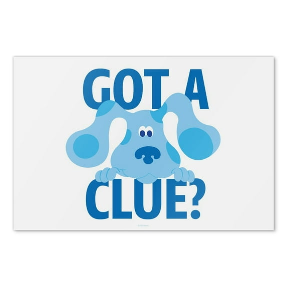 Blue's Clues Got a Clue Wall Art Picture Paper Poster Décor Home Decoration