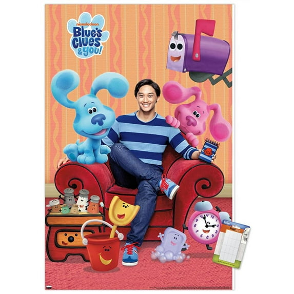 Blue's Clues - Group Wall Poster, 22.375" x 34"