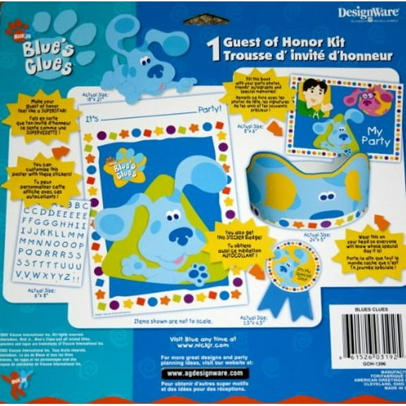 Blue's Clues "Guest of Honor Kit"