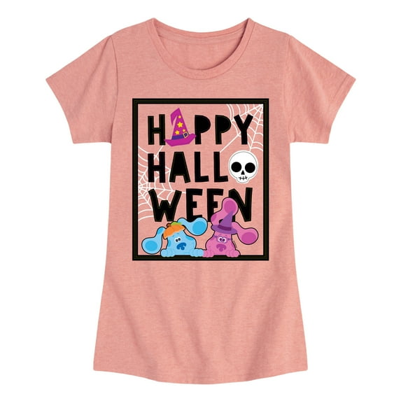 Blue's Clues - Happy Halloween - Toddler And Youth Girls Short Sleeve Graphic T-Shirt