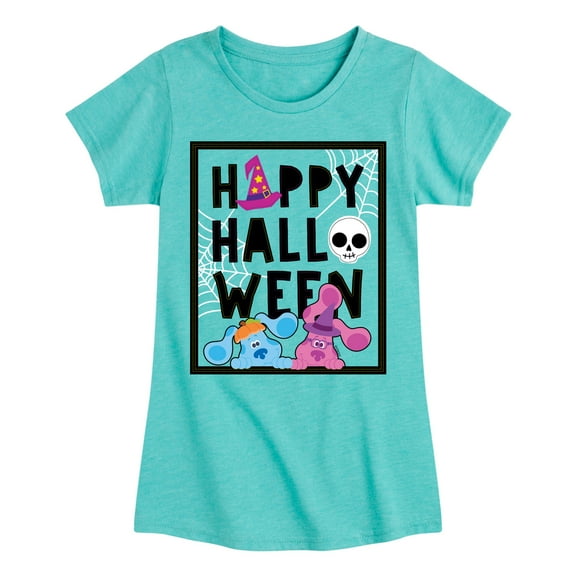 Blue's Clues - Happy Halloween - Toddler And Youth Girls Short Sleeve Graphic T-Shirt