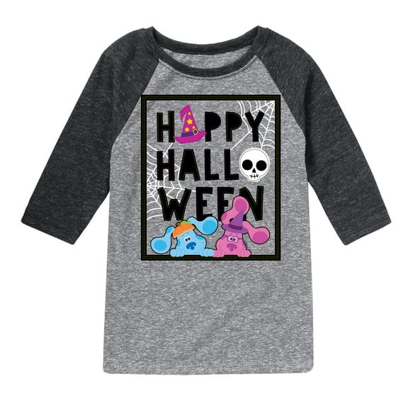 Blue's Clues - Happy Halloween - Toddler And Youth Raglan Graphic T-Shirt